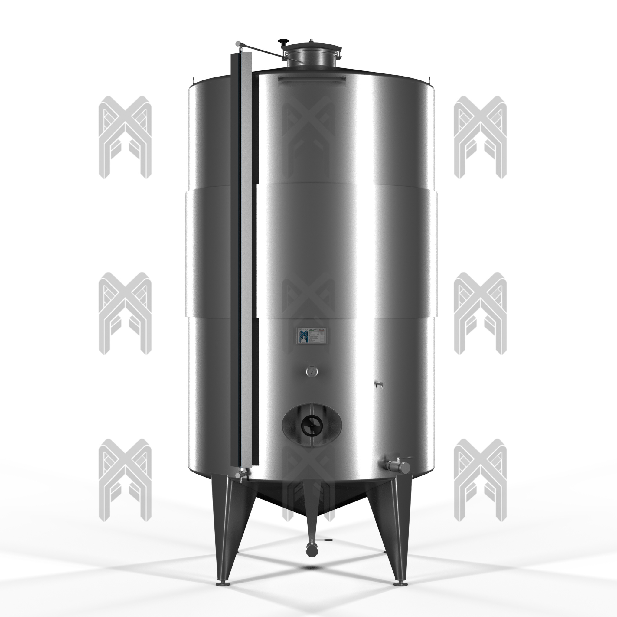 CUVES AVEC SURFACE D’ÉCHANGE CALORIFUGÉE EN NID D'ABEILLE