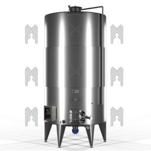 VINIFICATORI A SCARICO AUTOMATICO SU GAMBE CON TASCA A CANALINA COIBENTATA